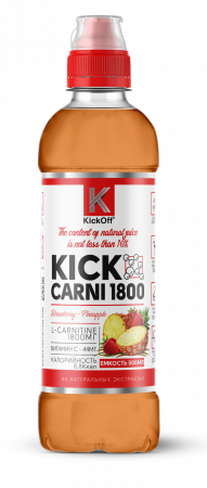 KICK CARNI 1800 500ml strawberry pineapple