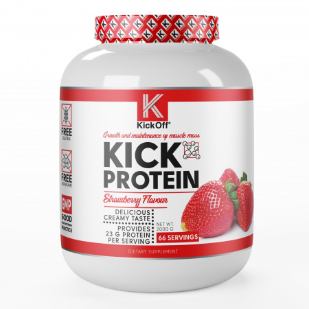 KICK PROTEIN 2000g strawberry